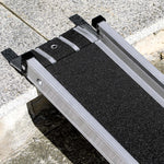 Aluminium Telescopic Wheelchair Ramps Folding Ramp | Large | Silver