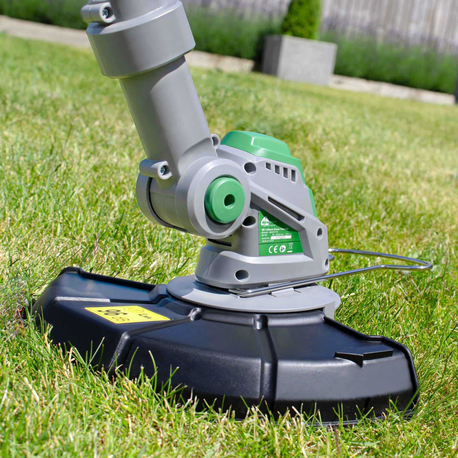 Cordless Garden Grass Strimmer Trimmer 18v Lithium Ion Rechargeable