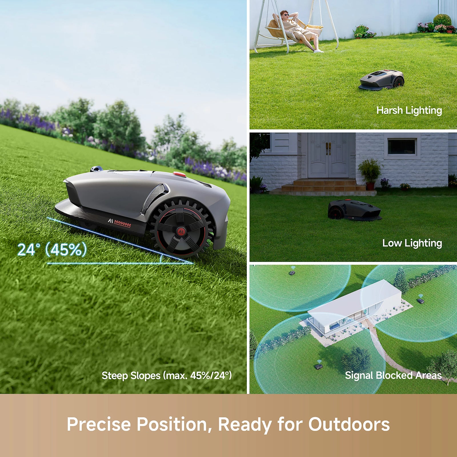 1000 Robotic Lawnmower For Lawns Up To 1000m2