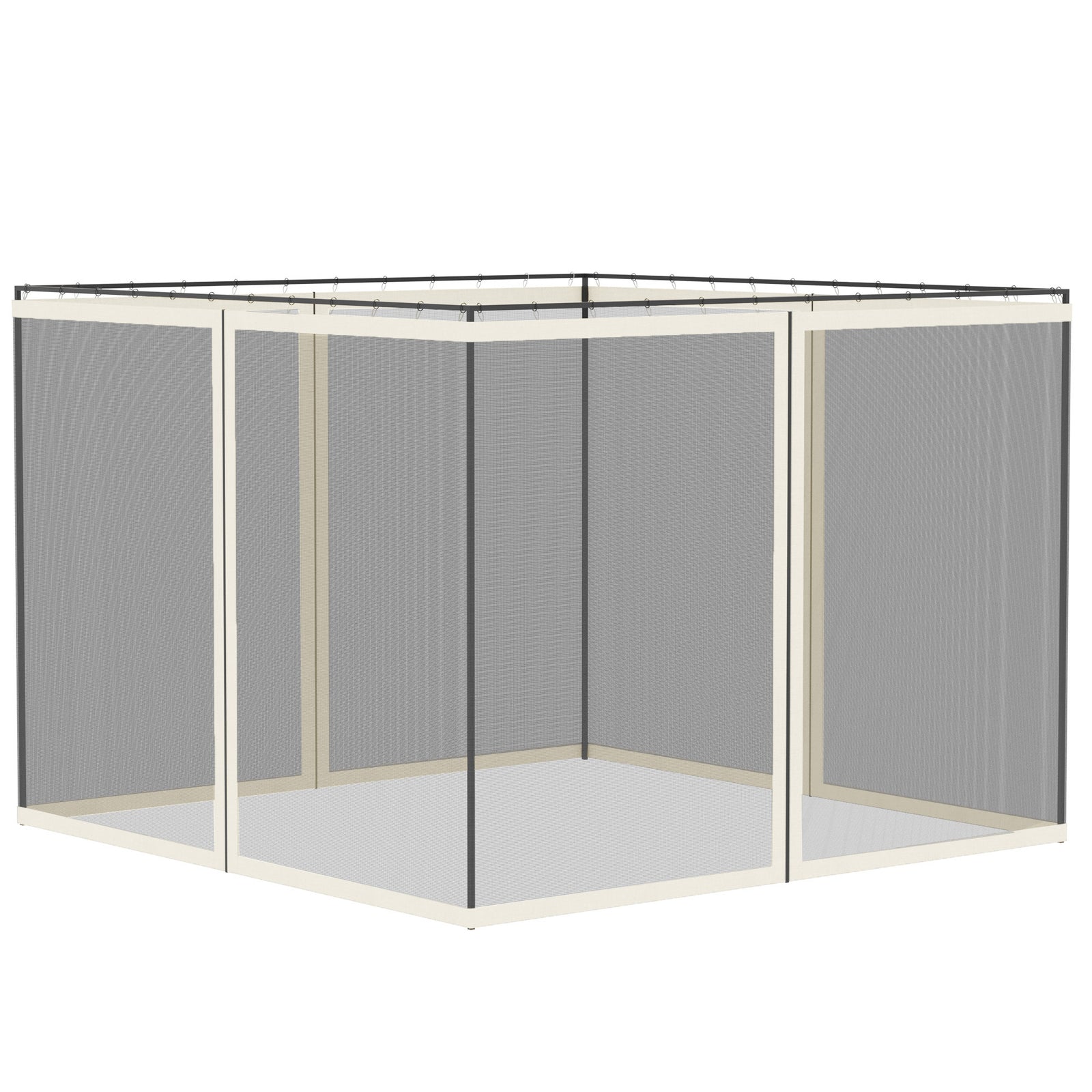 302 X 207cm Universal Replacement Gazebo Mesh Netting Screen