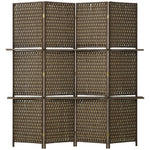 4 Panel Folding Room Dividers Privacy Screen Panels