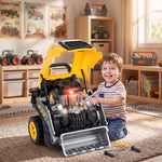 AIYAPLAY Kids Truck Engine Toy With Spray, Lights, Sounds For 3-6 Years
