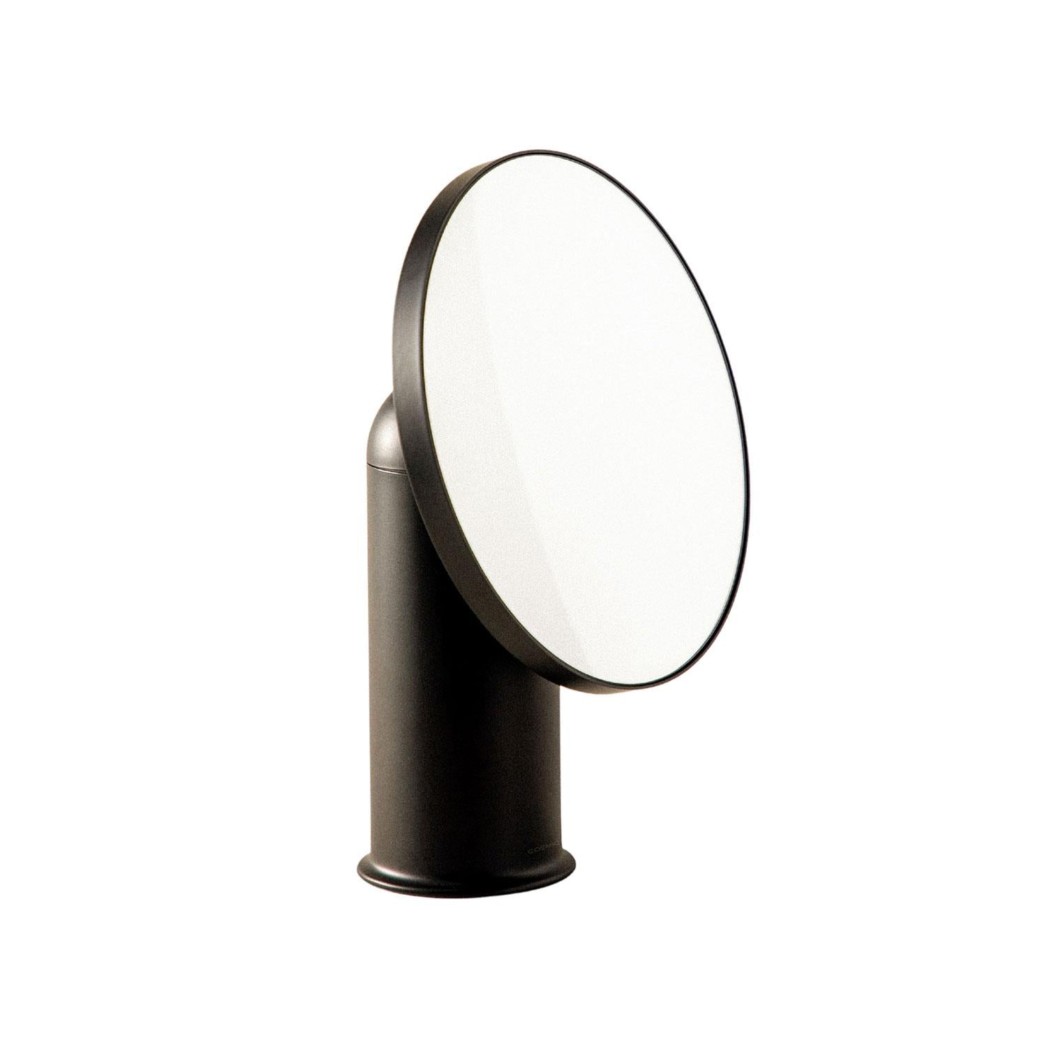 Vanity Mirror, Magnifying Mirror 5x, Countertop, Black, Geyser Collection