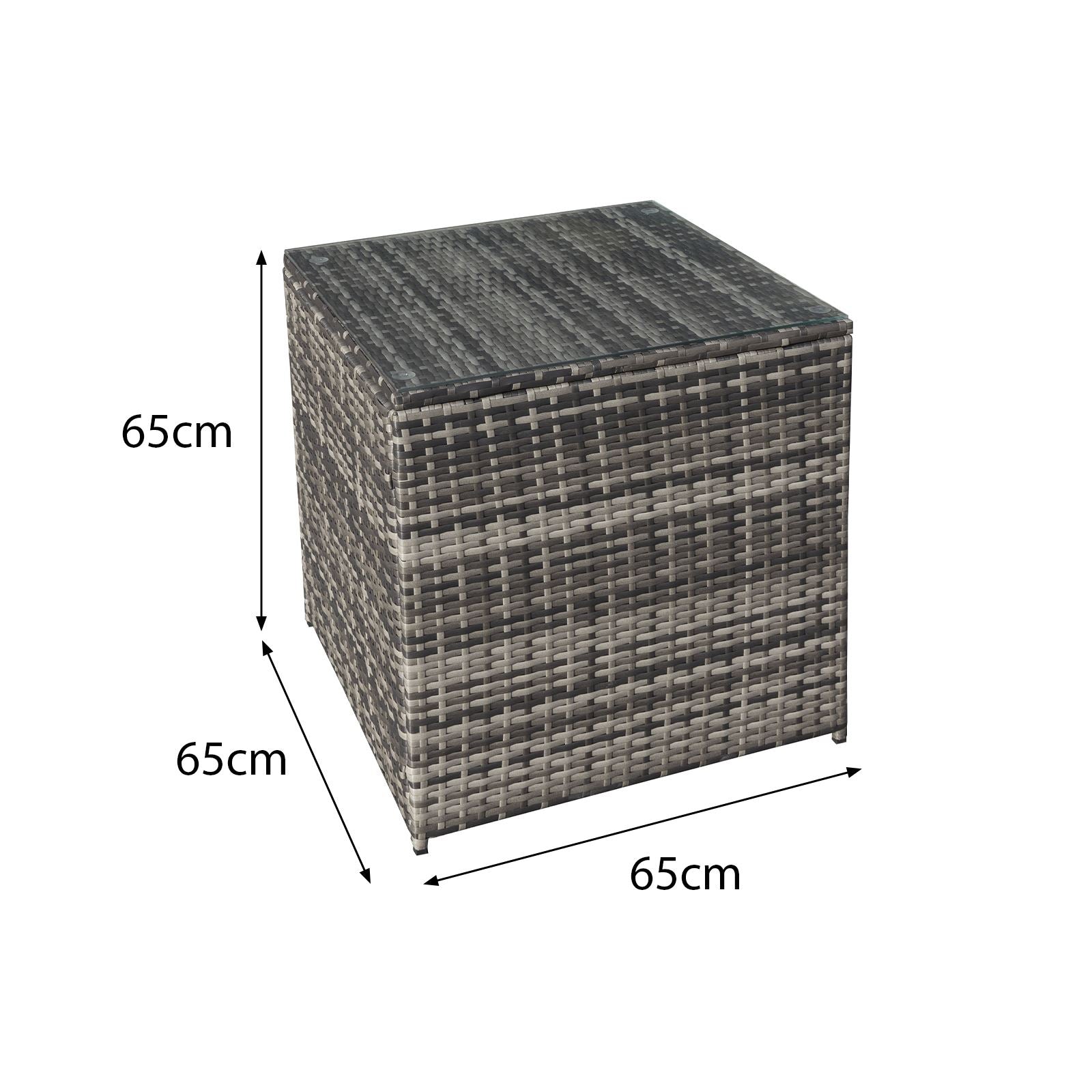 Malta Rattan 8 Seat Corner Set | 8 Seat | Walnut Grey