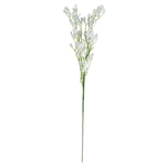 65cm Artificial Red Carnations Glass Ball Vase