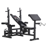 Weight Bench With Bar Rack, Chest Fly Preacher Curls
