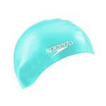 Unisex Adult Long Hair Silicone Swim Cap | One Size | Green