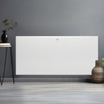 Electric Radiator Panel Heater Wall Mounted Or Floor Standing Bathroom Safe Timer And Thermostat Control | 2000w | White