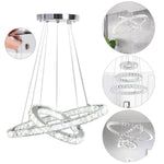 Modern Adjustable Crystal Led Pendant Light