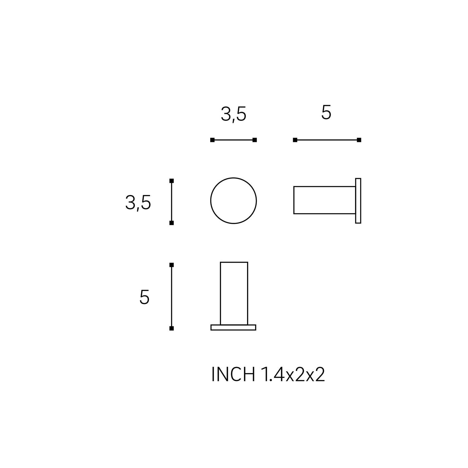 Towel Hook, Robe Hook, Coat Hook, Brushed Black,architect S+ Collection