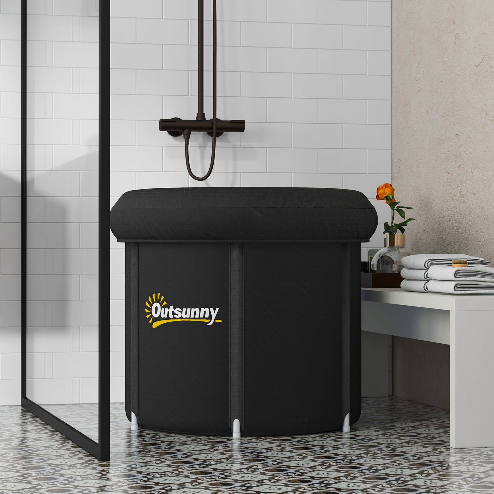 Polar Recovery Tub - Portable Ice Bath - Black | Black