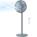 40 Cm Standing Pedestal Fan, Quiet Electric Cooling Floor Fan | Grey