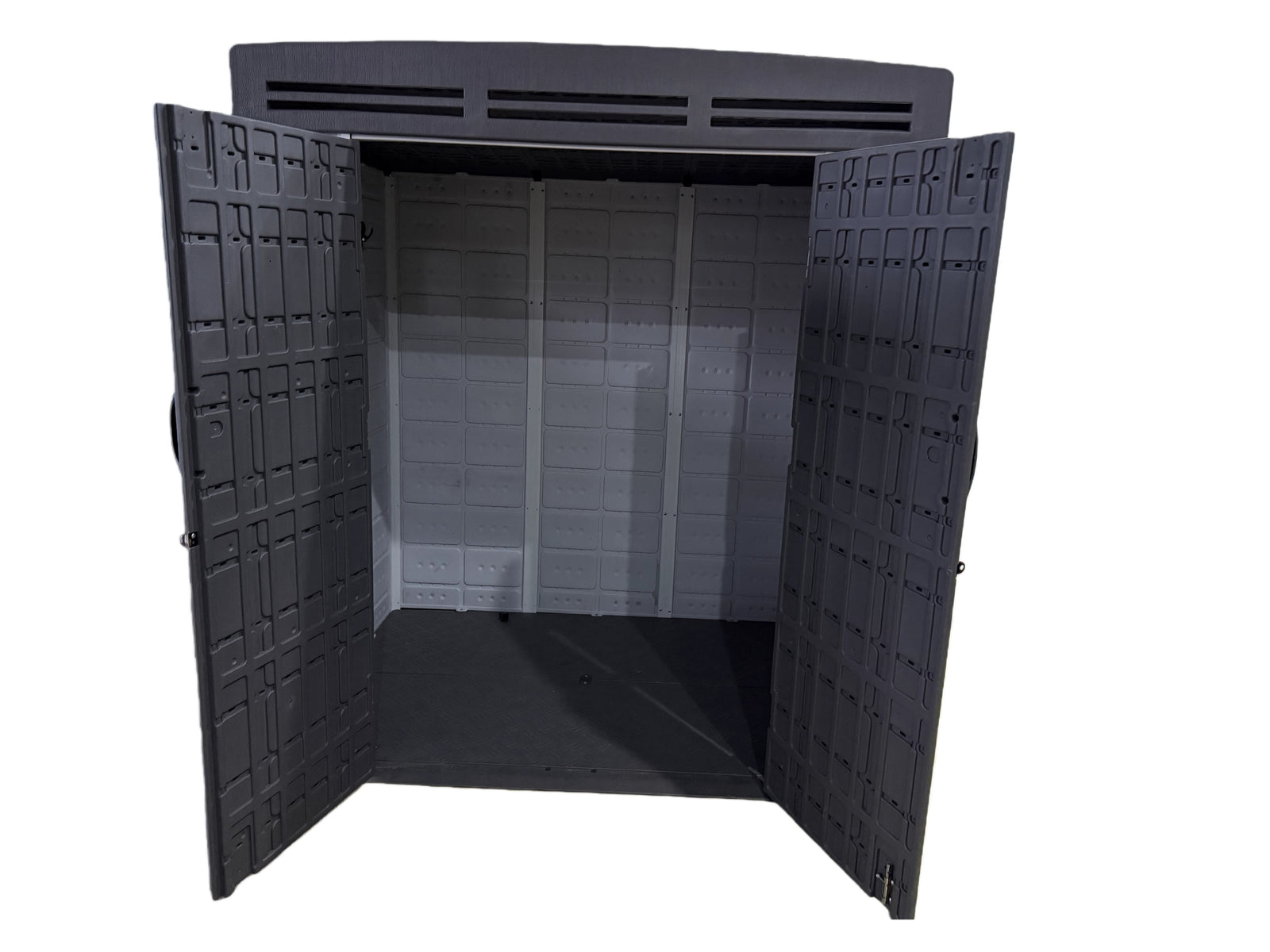 Indoor & Outdoor Living 6x4ft Plastic Shed With Window And Aluminium Structured Support