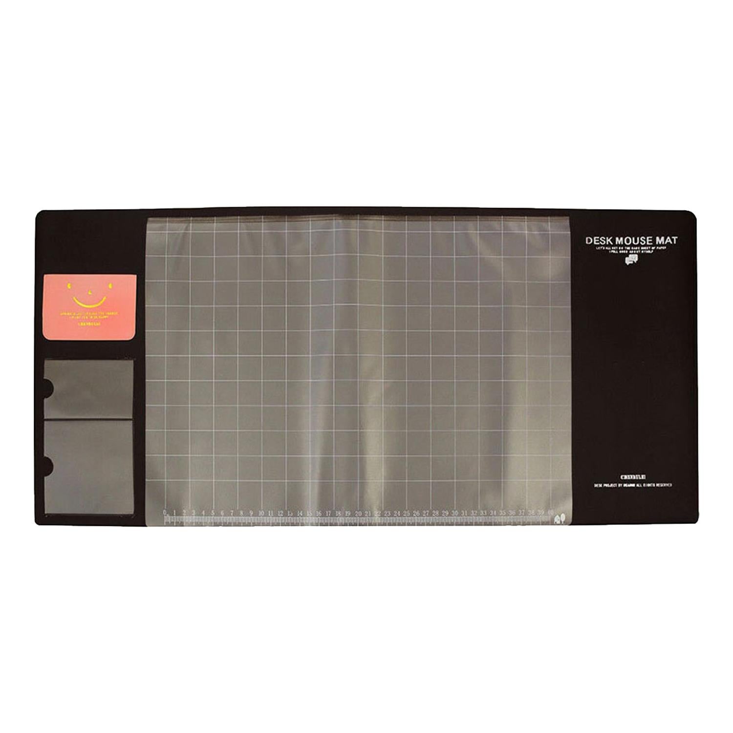 Multifunctional & Eco-friendly Office Desk Mouse Mat Pvc+ds Material | Brown