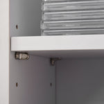 Set Of 2 Cd Storage Units With Adjustable Shelves | One Size | White
