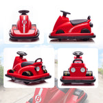 Electric Kids Bumper Car With 360 Degree Rotation Spin | Red