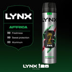 Limited Edition Fifa Africa Anti-perspirant Aerosol Spray 250ml, 12pk | Set of 12