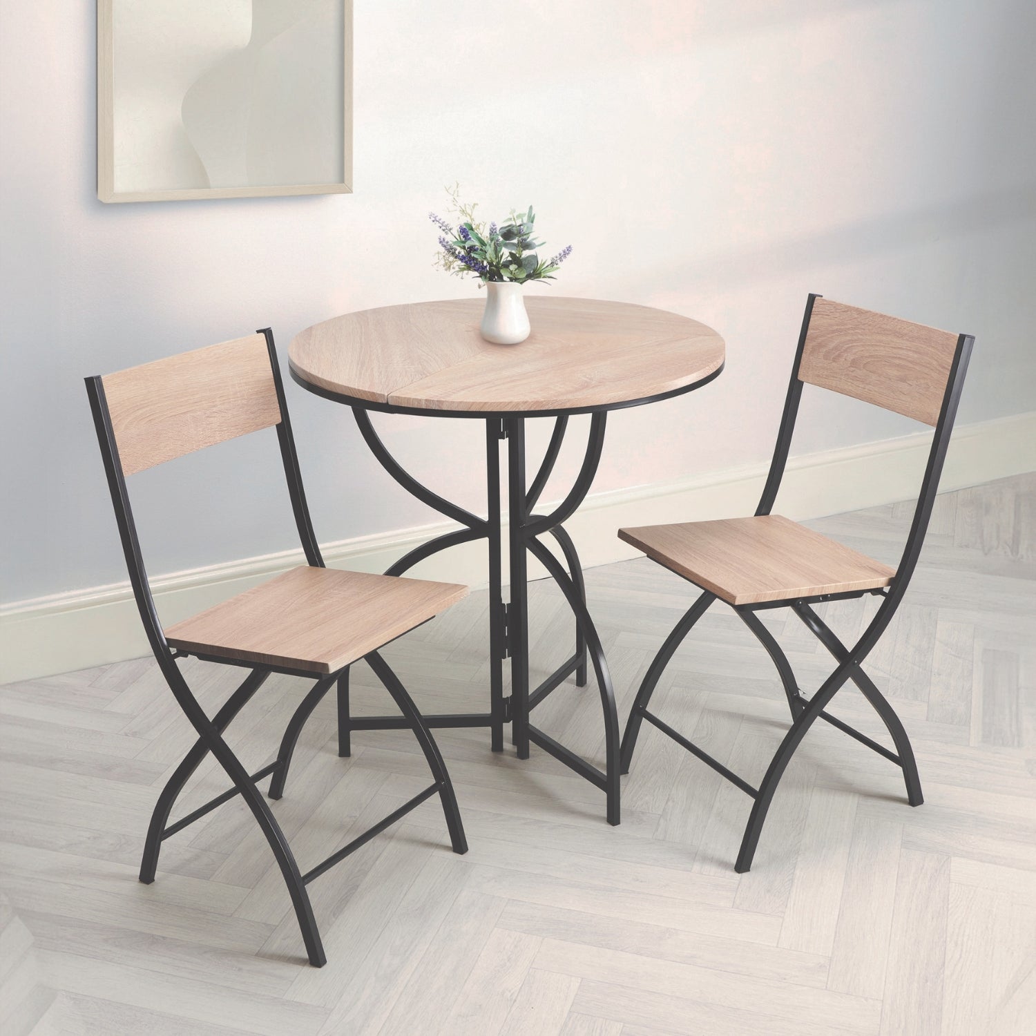2 Seater Dining Set, Folding Table And Chairs