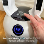 Drew&Cole Smartair Dual Breeze Bladeless Hot & Cold Fan