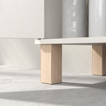 Under Sink Bathroom Cabinet For Basin Without Pedestal, Cream White