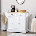 Trolley With Adjustable Shelf, Rolling Island