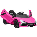 Lamborghini Revuelto Licensed Ride On Car W/ Suspension | Pink