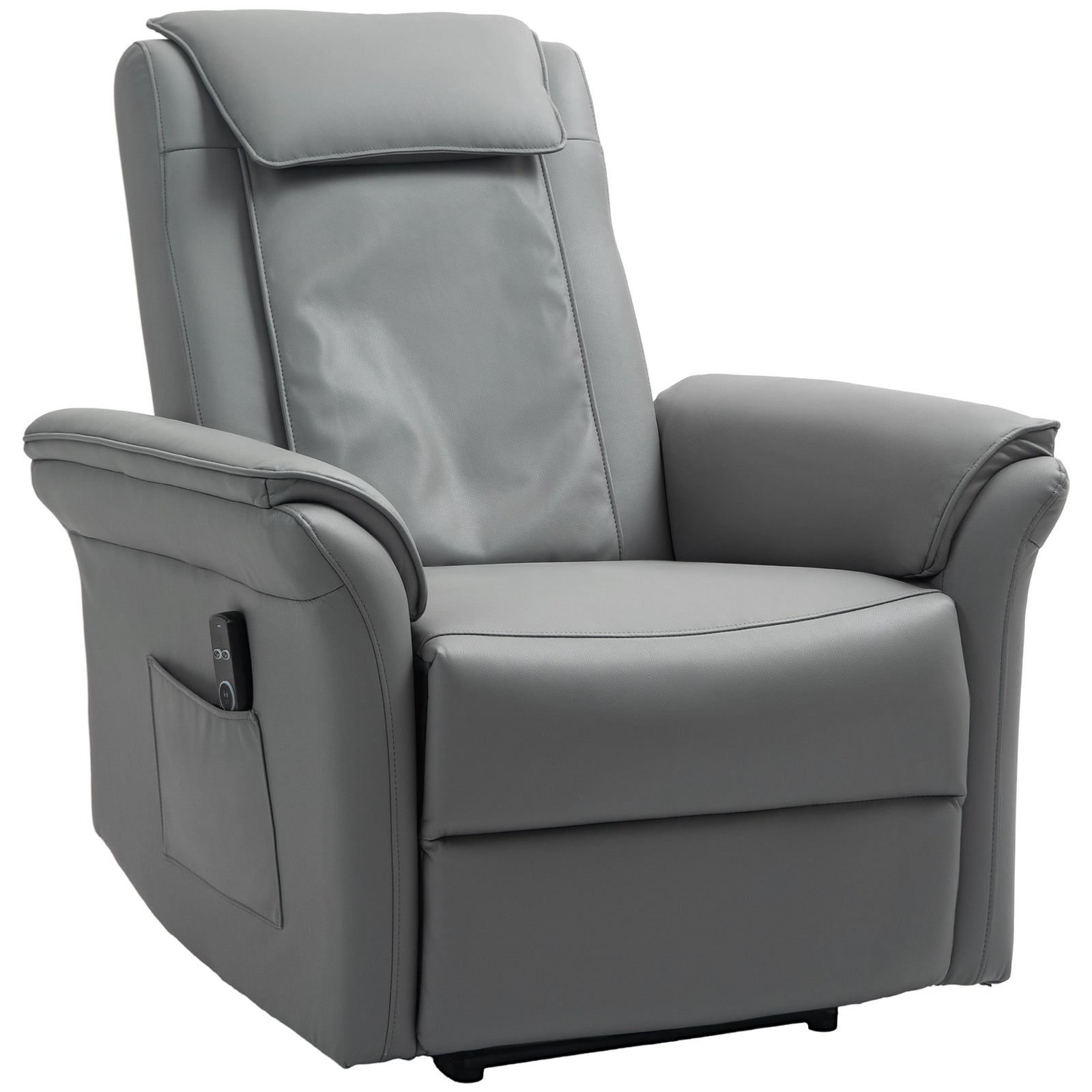Kneading Massage Recliner Chair Breathable Leather