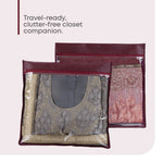 Saree & Garment Storage Bags With Clear Window Pack Of 10