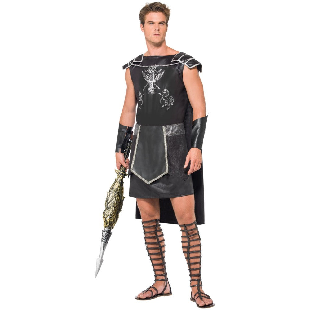 Male Dark Gladiator Costume | Medium