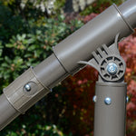 2.7m Cantilever Banana Parasol W/ Double Tier Canopy | Beige