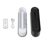 Ultrasonic Essential Oil Diffuser With Remote Control, 7 Led Lights, Flame Effect, Timer & Auto Shut-off