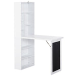 Convertible Desk W/ Blackboard Multi-function Computer | White