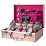 Dawn Till Dusk Make Up Large Storage Vanity Case Set 80pc Rose | 80Piece | Rose Gold