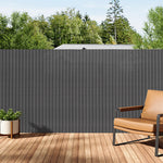 120cm W X 300cm L Sun-blocked Privacy Fence Screen Panels | One Size | Dark Grey