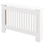 Radiator Cover Painted Slatted Mdf Grill 112/152/172cm | Small | White