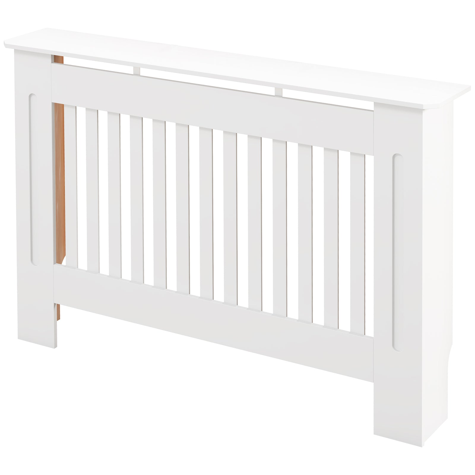 Radiator Cover Painted Slatted Mdf Grill 112/152/172cm | Small | White