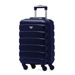 55x35x20cm Cabin Carry On Suitcase Hard Shell Overhead Luggage 100+ Airlines Approved | Cabin | Navy Blue