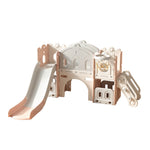 Toddler Slide Playset With Basketball Hoop Kids Climber Playground For Boys & Girls Ages 1-5, Multi-functional Indoor Play Structure