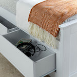 Enzo Wooden 3 Drawer Bookcase Bed | Single | White