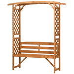 Patio Garden Bench Arbour Natural Wood