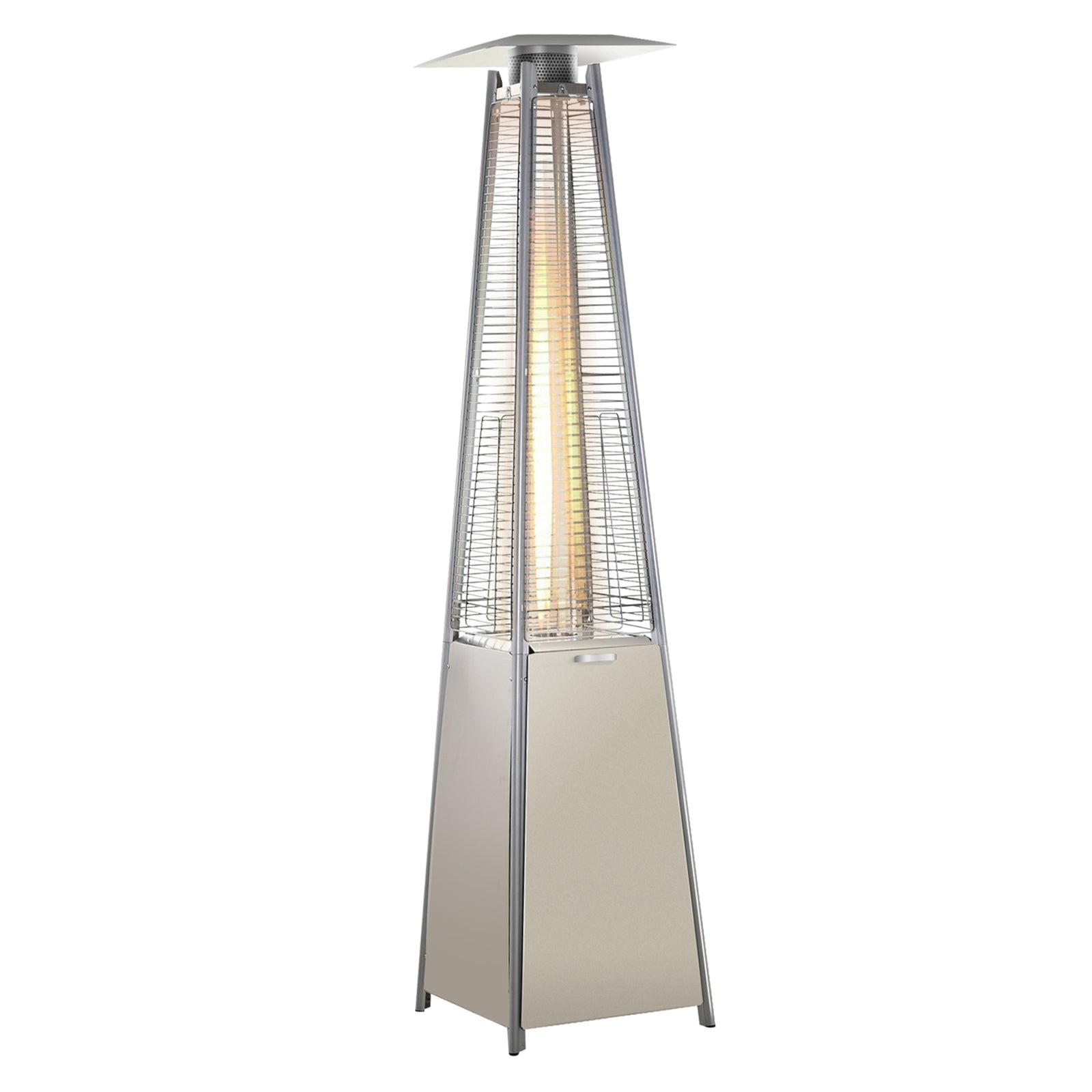 10.5kw Patio Gas Heater Pyramid W/ Regulator & Cover