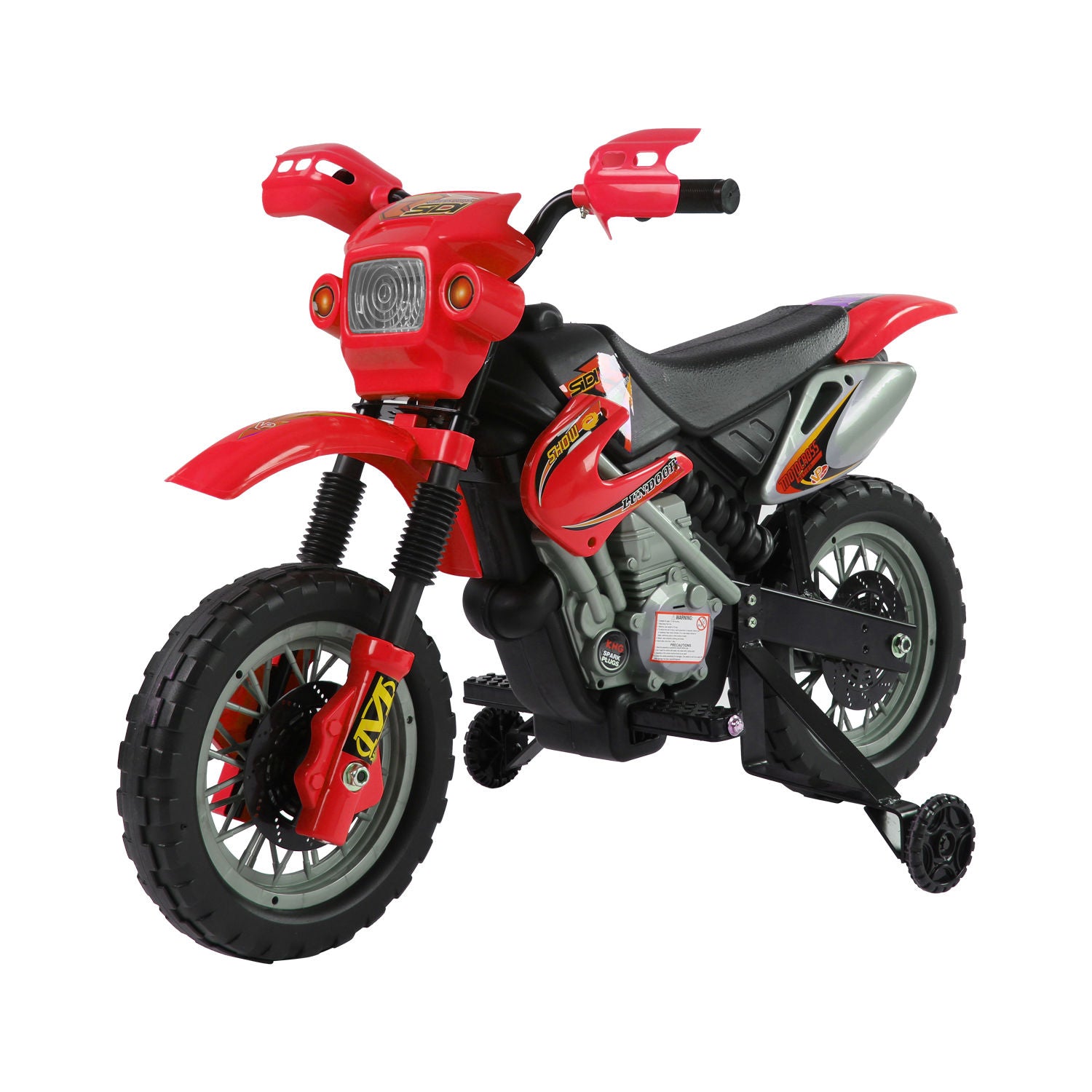 6v Kids Electric Motorbike Motorcycle Ride On For 3-6 Years | Red
