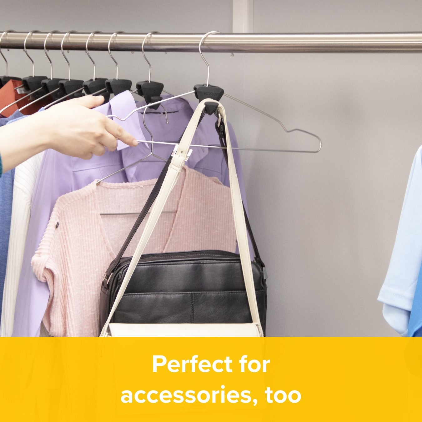 Space Triangles - Premium Hanger Hooks Triple Closet Space