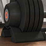 4-in-1 Adjustable Dumbbells Weights Set With Storage Tray 24kg