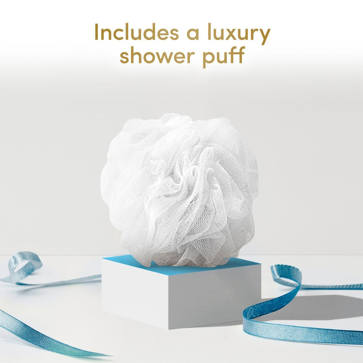 Relax Body Wash Collection Gift Set For Her With Shower Puff | Set of 4