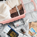 40x20x25cm Hard Case Cabin Suitcase Ryanair Free Approved Carry On | Cabin | Rose