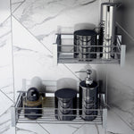 Shower Caddy Basket, 25cm, Chrome, Wall Mounted, Architect Collection