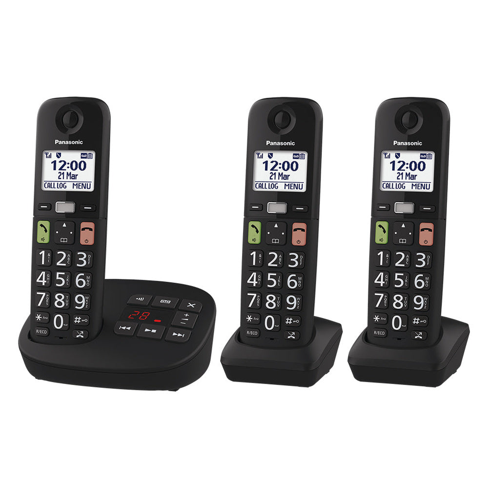 Kx-tgu13 Digital Cordless Answering System | Set of 3