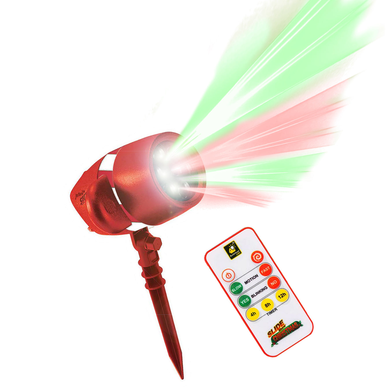 Star Shower LED Christmas Slideshow Projector With Remote Control