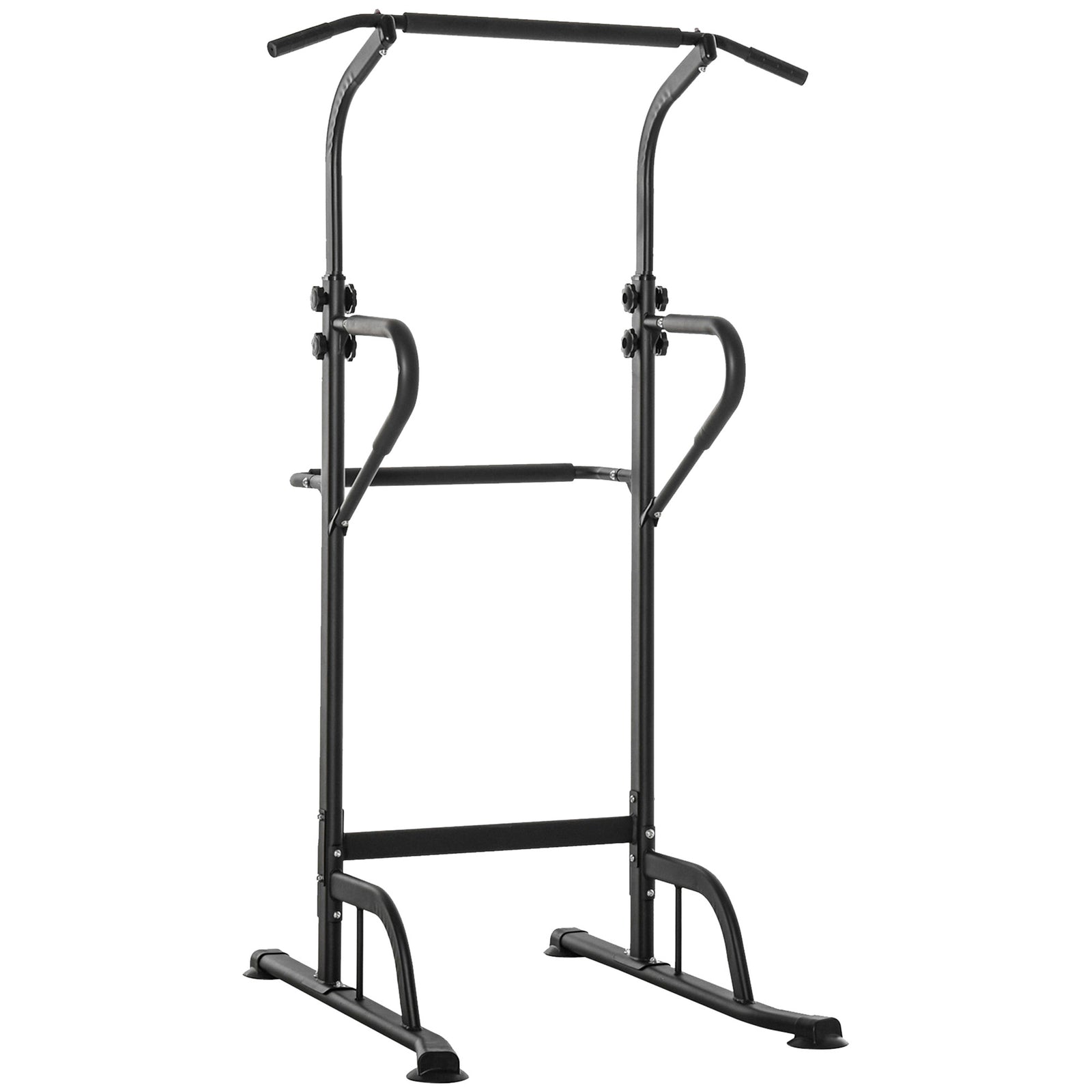 Multi-function Power Tower Dip Station For Home Gym | Black